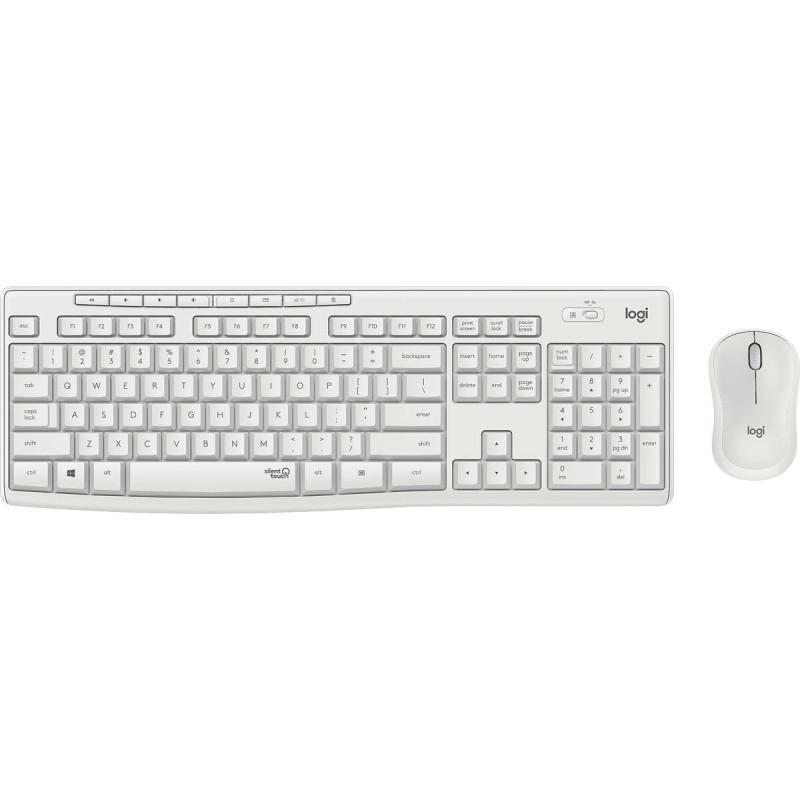 Teclado y Ratón Inalámbrico Logitech 920-009819 Qwertz Alemán Blanco Alemán QWERTZ