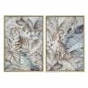 Cuadro DKD Home Decor Tropical Selva (2 Unidades)