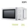 Microondas EDM Blanco Multicolor 700 W 20 L