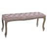 Banqueta DKD Home Decor Rosa Natural Madera de caucho 112 x 38 x 48 cm