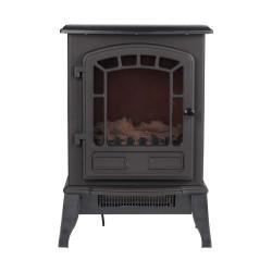 Chimenea Eléctrica Decorativa de Pared Classic Fire Torino Negro 2000 W