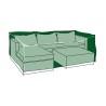 Funda Protectora Altadex Juego de muebles Verde Multicolor Polietileno 300 x 200 x 80 cm