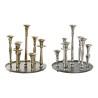 Candelabro DKD Home Decor 29 x 29 x 30 cm Aluminio Moderno (2 Unidades)