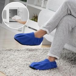 Zapatillas de Casa Calentables en Microondas InnovaGoods Azul