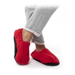 Zapatillas de Casa Calentables en Microondas InnovaGoods Rojo