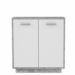 Mueble de almacenaje Madera Gris claro Blanco (88,9 x 34,2 x 88,1 cm)