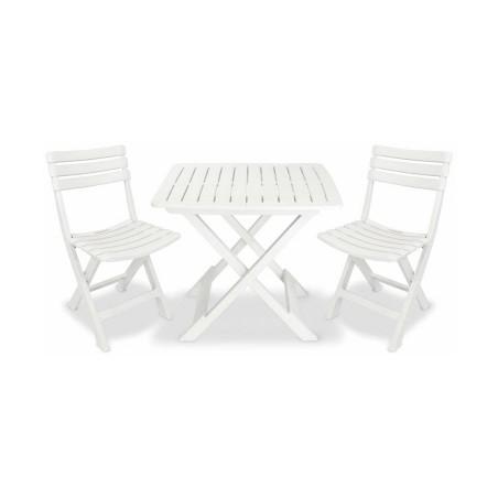 Conjunto de Mesa con 2 Sillas IPAE Progarden Camping Set Polipropileno