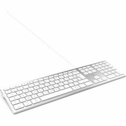 Teclado Mobility Lab Blanco Plateado Mac OS AZERTY