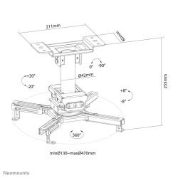 Proyector Neomounts CL25-530BL1