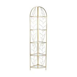 Estantería DKD Home Decor Dorado Metal Espejo 33 x 33 x 181,5 cm (1)