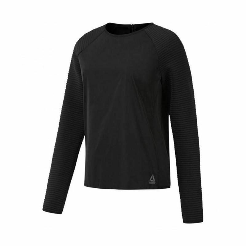 Camiseta de Manga Larga Mujer Reebok Thermowarm Deltapeak Negro