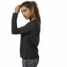 Camiseta de Manga Larga Mujer Reebok Thermowarm Deltapeak Negro