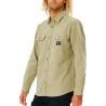 Camisa de Manga Larga Hombre Rip Curl Epic Beige