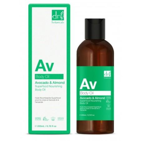 Aceite Corporal Botanicals AV Superfood Aguacate Almendras (200 ml)