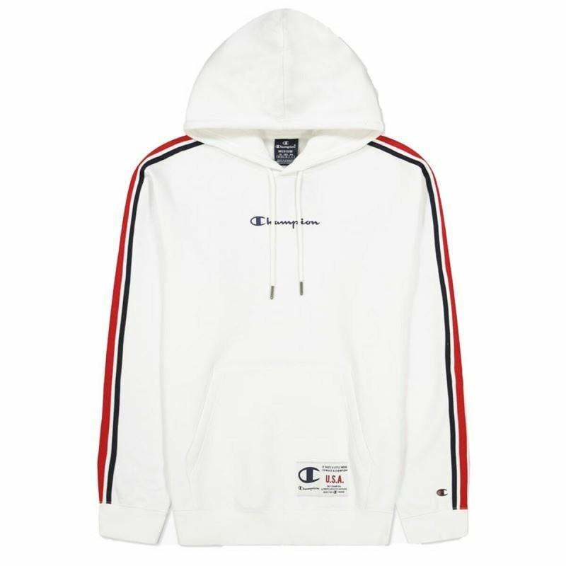 Sudadera con Capucha Hombre Champion Blanco