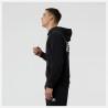 Sudadera con Capucha Hombre New Balance Essentials Fleece Negro