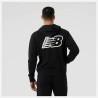 Sudadera con Capucha Hombre New Balance Essentials Fleece Negro