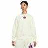 Sudadera sin Capucha Hombre Nike Swoosh League Blanco