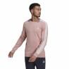 Sudadera sin Capucha Hombre Adidas Essentials French Terry 3 Stripes Rosa