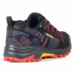 Zapatillas Deportivas Hombre Hi-Tec Gravel Rojo Negro