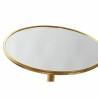 Mesa auxiliar DKD Home Decor Espejo Dorado Metal (40 x 40 x 72 cm)