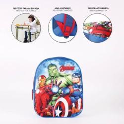 Mochila Escolar The Avengers Azul (25 x 31 x 10 cm)