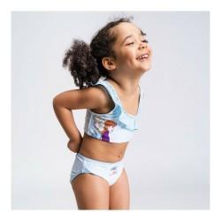 Bikini-Braga Para Niñas Frozen Azul Azul claro