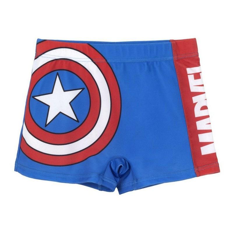 Bañador Boxer Para Niños The Avengers Azul