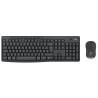 Teclado y Ratón Inalámbrico Logitech MK370 Azerty Francés Gris Grafito