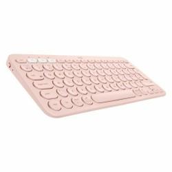 Teclado Logitech K380 Francés AZERTY Rosa AZERTY