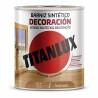 Barniz sintético Titanlux m11100914 Decoración Satinado Teca 250 ml