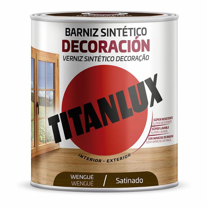 Barniz sintético Titanlux m11100714 Decoración Satinado Wengue 250 ml