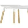 Silla de Comedor DKD Home Decor 43 x 50 x 88 cm Madera Blanco Caucho Marrón claro