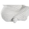 Figura Decorativa DKD Home Decor 25,5 x 19 x 39 cm Blanco Monje Oriental (2 Unidades)