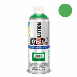 Pintura en spray Pintyplus Evolution RAL 6018 Base de agua Yellow Green 400 ml