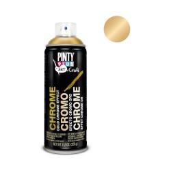 Pintura en spray Pintyplus Art & Craft C151 Cromo 400 ml Dorado