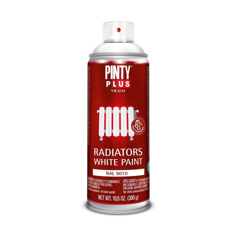 Pintura en spray Pintyplus Tech RAL 9010 400 ml Radiador Blanco