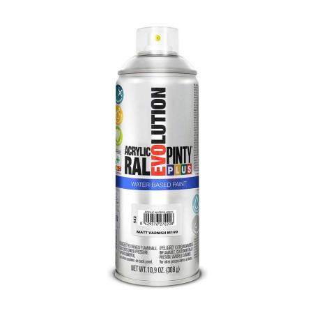 Barniz en Spray Pintyplus Evolution M199 Mate Base de agua 400 ml Incoloro