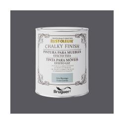 Pintura Bruguer Rust-oleum Chalky Finish 5733887 Muebles 750 ml Gris Marengo