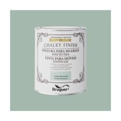 Pintura Bruguer Rust-oleum Chalky Finish 5733888 Muebles Provencal Green 750 ml