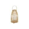 Portavelas DKD Home Decor Cristal Bambú (25 x 25 x 56 cm)