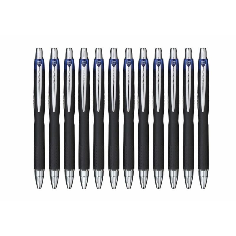 Boligrafo de tinta líquida Uni-Ball Rollerball Jetstream SXN-210 Azul 1 mm (12 Piezas)