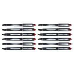 Bolígrafo de tinta líquida Uni-Ball Rollerball Jestsream SX-210 Rojo 12 Unidades