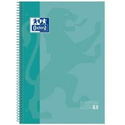 Cuaderno Oxford European Book Ice Menta A4 5 Piezas