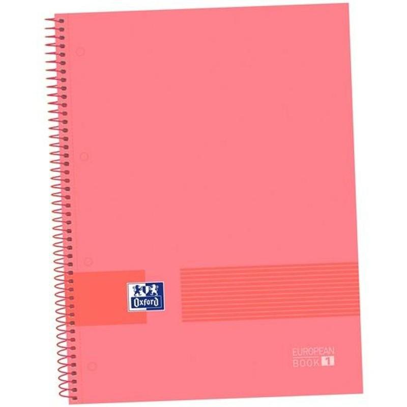 Cuaderno Oxford &You Rosa Sandía A4 5 Piezas