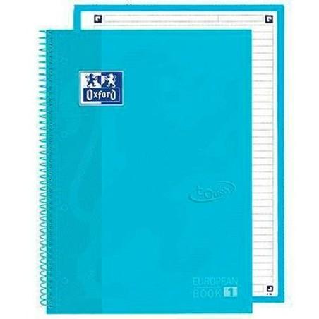 Cuaderno Oxford European Book School Azul Pastel A4 5 Piezas