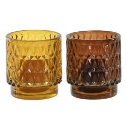 Set de Velas DKD Home Decor 36 g Urbano (2 Unidades) (12 Unidades)