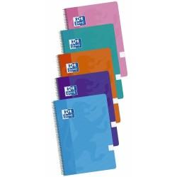 Cuaderno Oxford Multicolor Din A4 5 Piezas 80 Hojas