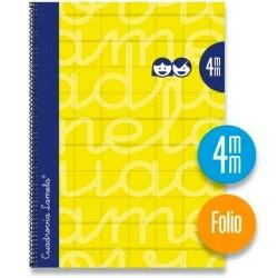 Cuaderno Lamela Amarillo Din A4 5 Piezas 80 Hojas