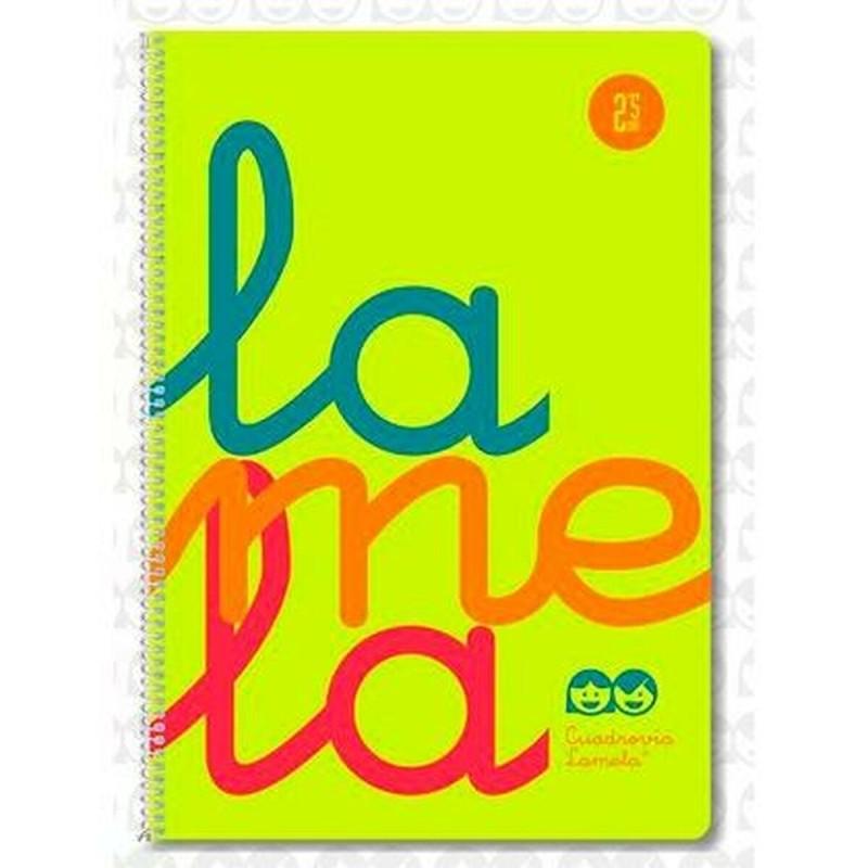 Cuaderno Lamela Fluor Amarillo Din A4 5 Piezas 80 Hojas